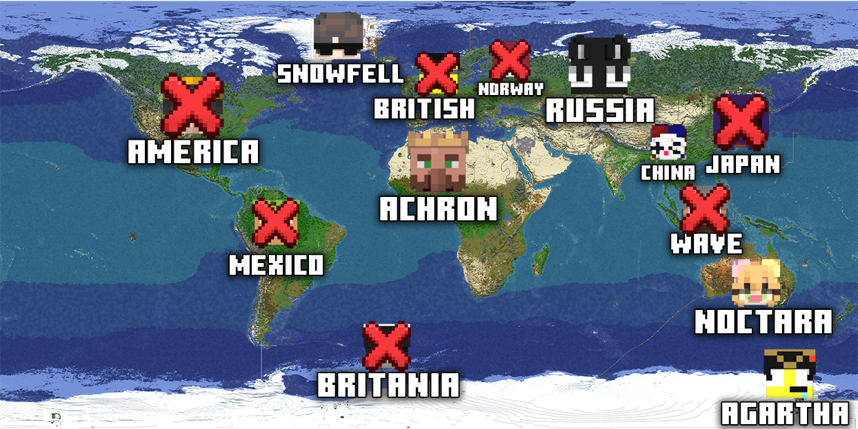 Current Liquid Events world map